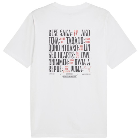 Puma Ανδρική κοντομάνικη μπλούζα Wardrobe Essentials Road to Unity Values Graphic Tee